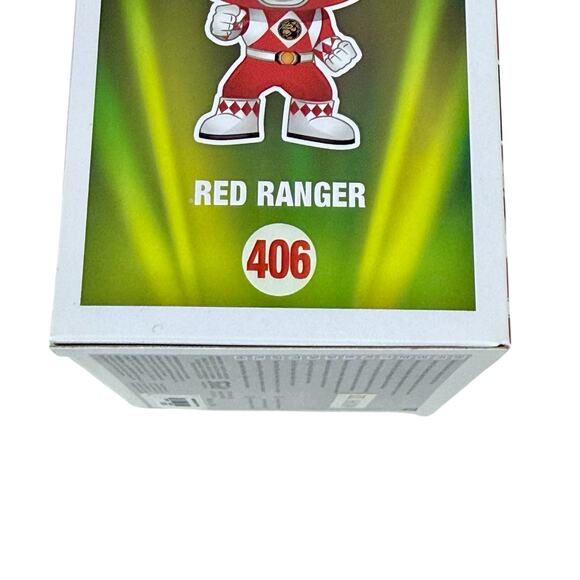 Funko Pop Unopened Red Ranger 406 Mighty Morphin' Power Rangers Exclusive - Picture 8 of 10